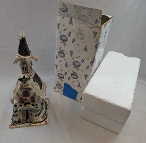 Blue Sky Clay Works 2002 Heather Goldminc O Come All Ye Faithful Church en caja - Imagen 1 de 7