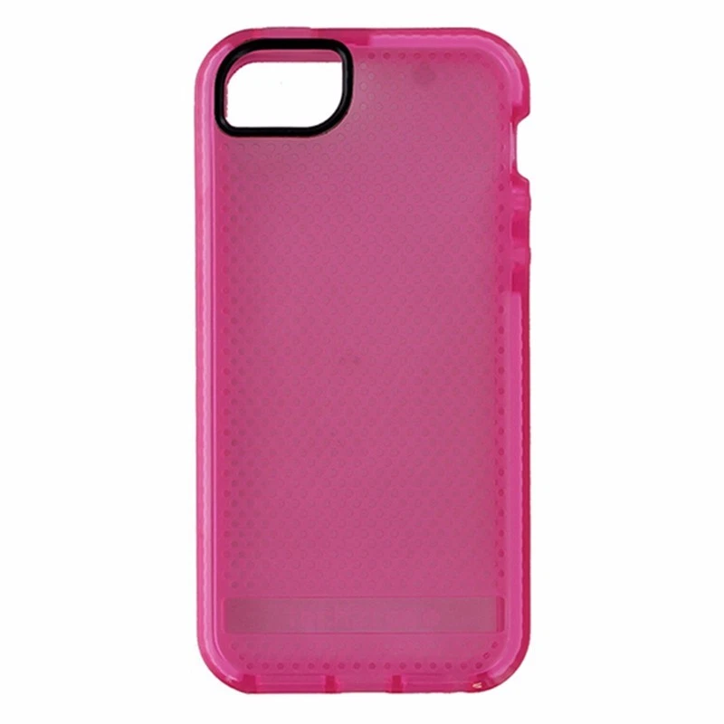 Funda Gel Flexible Tech21 Evo Mesh Series para iPhone 5/5s/SE - Rosa/Blanco Foto 1 de 1