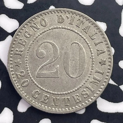 1894-R 意大利 20 Centesimi 批量 #C4896 — 第 1/2 张图片