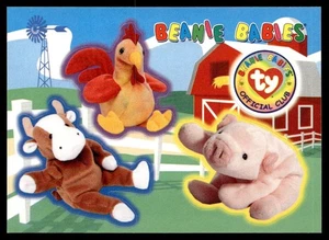 1999 Beanie Babies Serie 2 Aufkleber - Bild 1 von 2