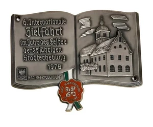 Plakette Auto Car German Rally Tour Club Kühlergrill Plakette 1978 #1693 Marktoberdorf ADA - Bild 1 von 2