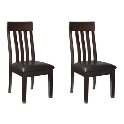 Silla de comedor Haddigan, marrón oscuro Foto 1 de 4