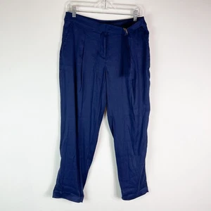 Tommy Bahama NWT Women's Blue Willa Stretch-Linen Pants Size 4 - Picture 1 of 6