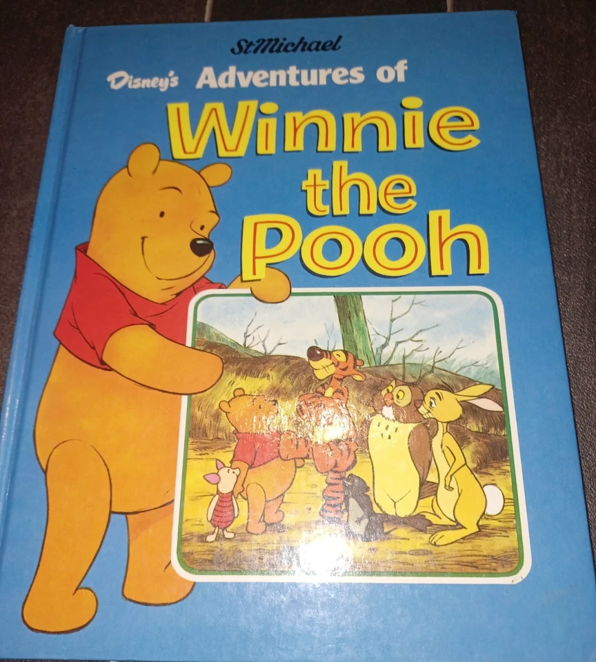 Disneys Adventures Of Winnie The Pooh St Michael Book Vintage 1982 Hardback - Image 1 of 4