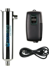 Aquasana AQ-UV-10C Whole House UV Filter, Chrome with UV Power - Picture 1 of 7