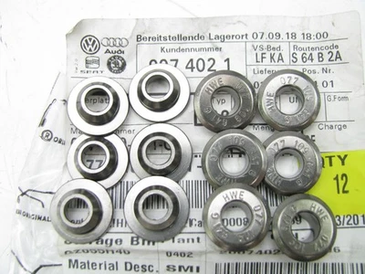 (12) New OEM Vw Audi 077109641G Engine Valve Spring Retainers 00-09 Audi 4.2L V8 - Image 1 of 2