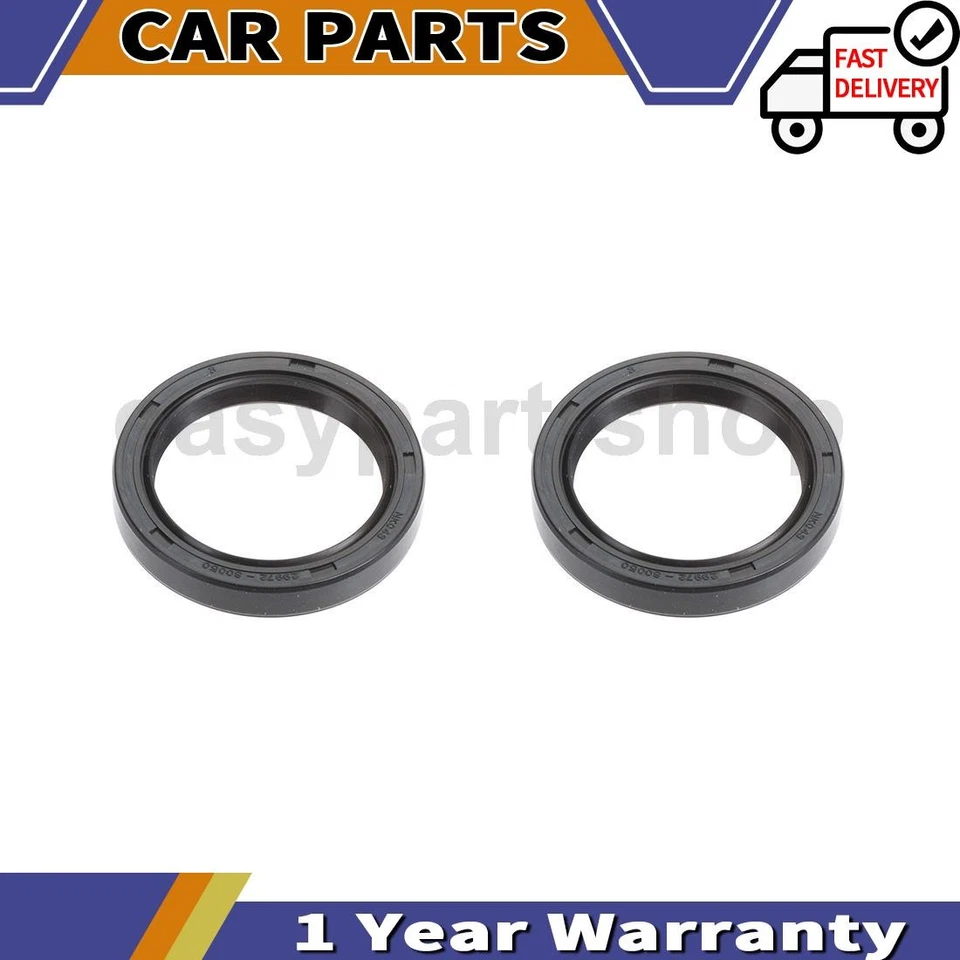 Vedação de eixo de comando de motor 2 National compatível com 1992 1993 Dodge Daytona - Imagem 1 de 4