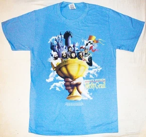 Monty Python and The Holy Grail Movie Poster Art Design Cast T-Shirt NEU UNGETRAGEN - Bild 1 von 1