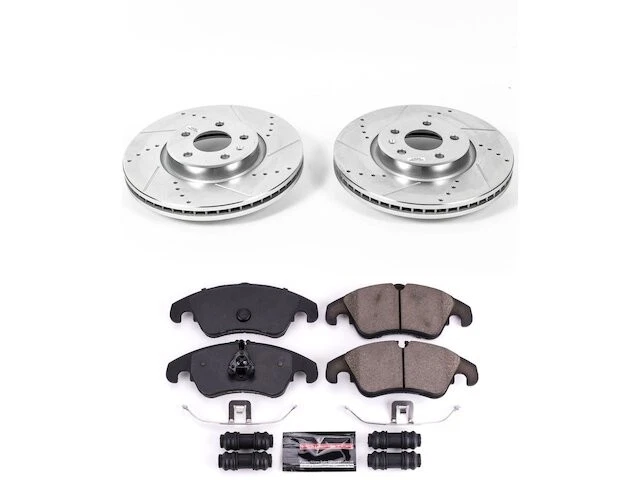 Kit de pastillas de freno delanteras y rotor para Audi A4 Quattro 2013 2014 HP671VC 2012-2016 Foto 1 de 1