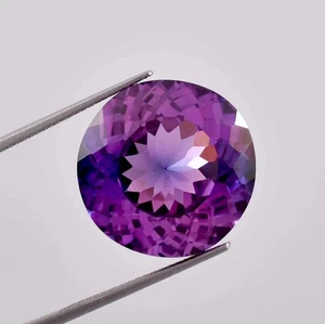 Piedra preciosa de corte redondo rosa púrpura taaffeita natural rara certificada de 8,40 quilates - Imagen 1 de 5