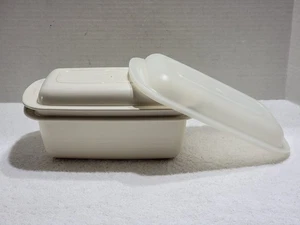 TUPPERWARE ULTRA 21 BROT LAIBFORM 3-TEILIGES SET OFEN- & MIKROWELLENGEEIGNET 9"X5 X3 1/2 - Bild 1 von 7