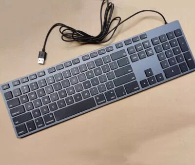 NEW Keyboard for Apple A1243 White/Black Wired Keyboard - Image 1 of 4