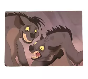 The Lion King Trading Card 1990's SkyBox Card #18: Dinner to go, Hyenas, DISNEY - Picture 1 of 5