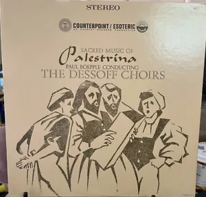 Dessoff Choirs Paul Boepple Sacred Music Of Palestrina Esoteric 5602 Vinyl LP NM - Picture 1 of 4