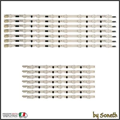 SONETH KIT 14 BARRE LED TV PER SAMSUNG UE39F5300AYXZT UE39F5000ASXBT UE39F5000AKXKZ