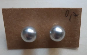 Ohrstecker (Modeschmuck) # Elegant # zeitlos # Farbe Silber Marke: Claire's - Bild 1 von 3