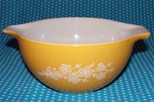 Vtg Pyrex Cinderella Bowl 441 Butterfly Gold 1 ½ Pint Gold 1979 Redesign Mixing