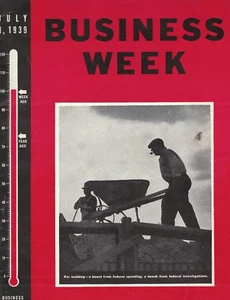 Business Week Magazine July 1 1939 Building in America Government Help - Picture 1 of 1