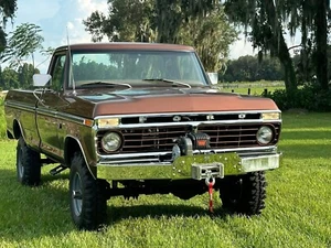 'GOAT' Winch Bumper Polished Stainless 67-79 Ford Bronco F250 Hi-boy F350 by EV - Picture 1 of 13