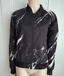 Bjorn Borg Suzi Zip Up Jacket Marble Effect Size M UK 12 - Picture 1 of 19