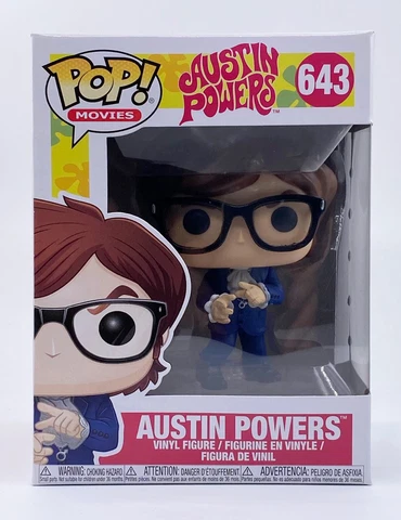 Funko Pop! Movies Austin Powers - Austin Powers #643 Vinyl Figure + Protector Cover