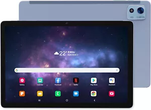 FancyFish 10.1" WIFI Tablet Android 12 Tablet Pad 12G RAM 128GB HD Quad-Core - Picture 1 of 6