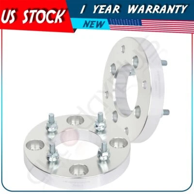 1" 4x137 to 4x115 10x1.25 studs silver 2 pcs wheel spacers for Bombardier Can-Am - Image 1 of 4