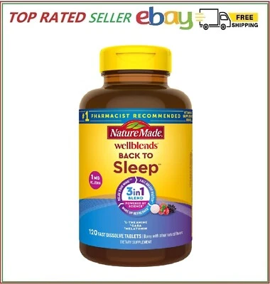 Nature Made Wellblends Back To Sleep, 120 Fast Dissolve Tablets - Image 1 of 4