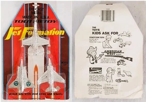 TOOTSIETOY JET FORMATION - BRAND NEW IN ORIGINAL FACTORY SEALED PACKAGE - 1979 - Picture 1 of 7