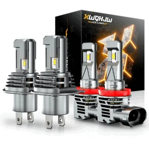 For Nissan X-Trail 2004-2008 LED Headlights Hi-Lo Light & Fog Lamp Bulbs Kit - Picture 1 of 12