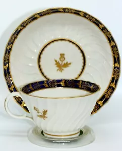 FLIGHT & BARR ROYAL WORCESTER WRYTHEN FLUTED THISTLE TEACUP & SAUCER c.1795 - Bild 1 von 12