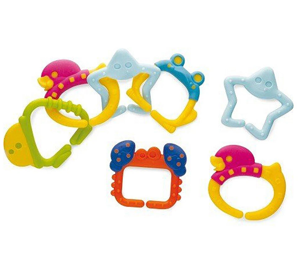 VEDES MIOMIO VEDES - MioMio Baby Spass- und Motorikkette verwendbar 6x Beißring Zahnungshilfe