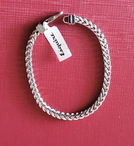 New Esquire Men's Jewelry Curb Link Chain Minimalist Stainless Steel Bracelet - Picture 1 of 8