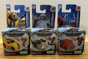 Transformers EarthSpark - Bumblebee / Megatron / Optimus Prime - Hasbro 2023 NUOVO - Foto 1 di 16