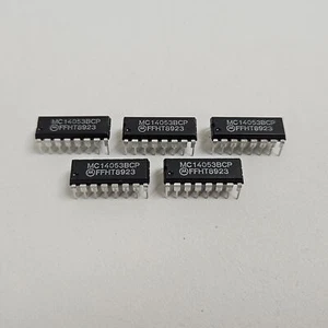 MC14053BCP MOTOROLA INTEGRATED CIRCUIT NOS X5PCS - Picture 1 of 1