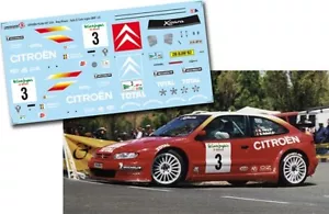 C193 DECAL 1/43 Bruno Thiry CITROEN XSARA KIT CAR Rally El Corte Ingles 2000 - Imagen 1 de 1