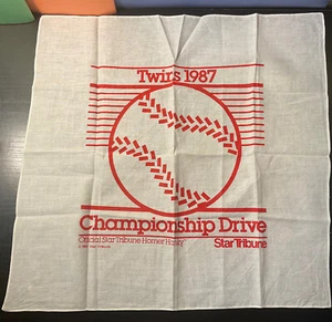 Minnesota Twins 1987 Homer Hanky Championship Drive Star Tribune World Series - Bild 1 von 5