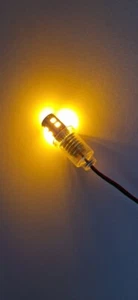 6V E10 Yellow Screw Mount Screwable Bulb Illuminant Lighting Lamp Light - Picture 1 of 9