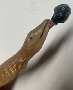 Vintage Alligator eating human head novelty item -Letter opener/pencil. Rare,NOS - Picture 1 of 5