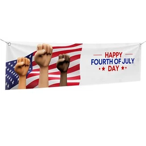 Outdoor & Indoor HD Polyester Banner with 4 Holes for Easy Hang - Made in USA - Picture 1 of 97