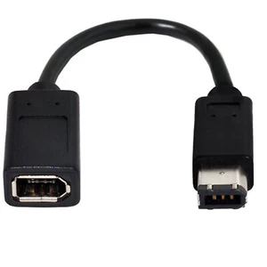 IEEE Firewire 1394 6 Pin Female to Male 400 to 400 Digital Camera Adapter Cable - Picture 1 of 5