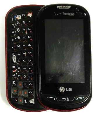 LG Extravert VN271 - Black and Red ( Verizon ) Cellular Slider Phone - Image 1 of 3