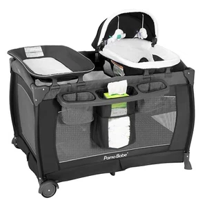 Colchón plegable Playpen Baby & Toddler Playard Deluxe Nursery Center moisés - Imagen 1 de 9