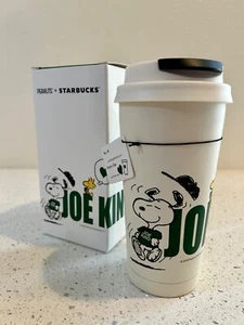 Vaso Starbucks Peanuts Joe Kind 2025 acero inoxidable 16 oz - Snoopy Woodstock - Imagen 1 de 9