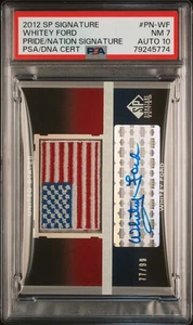 Ford Whitey Signature Pride Of A Nation 2012 SP #PN-WF/99 PSA automático 10 - Imagen 1 de 2