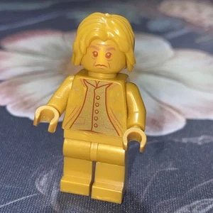 LEGO Harry Potter Prof Severus Snape Minifigure hp277 20th Anniversary Gold - Picture 1 of 2