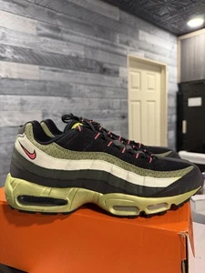 NIKE AIR MAX 95 PREMIUM 313071-081 taglia 11 nero pellegrino fenicottero nuovo - Foto 1 di 8