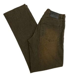 Brown Acid Jeans Dirty Wash Overdyed Calvin Klein Rust Mud Western 31 y2k 2000s - Bild 1 von 16