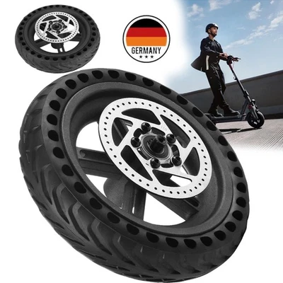 E-Scooter Hinterrad Vollgummi Reifen mit Felge 8,5 Zoll 22cm Für Xiaomi Mi M365 - Bild 1 von 4