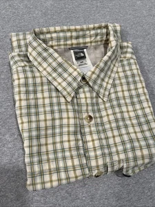 The North Face kariertes Kurzarmhemd mit Knopfleiste grün Herren Medium Outdoor - Bild 1 von 10